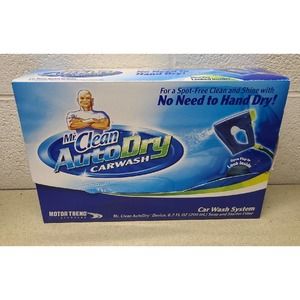 Mr. Clean Auto Dry Car Wash System Spot Free Device Soap And Starter Filter NIB